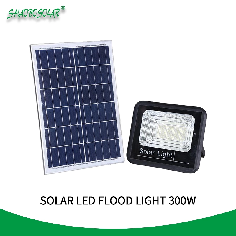 200W Dış Mekan Güneş Enerjisi LED Işıkları 150W 300W Güneş Sel Işığı 6