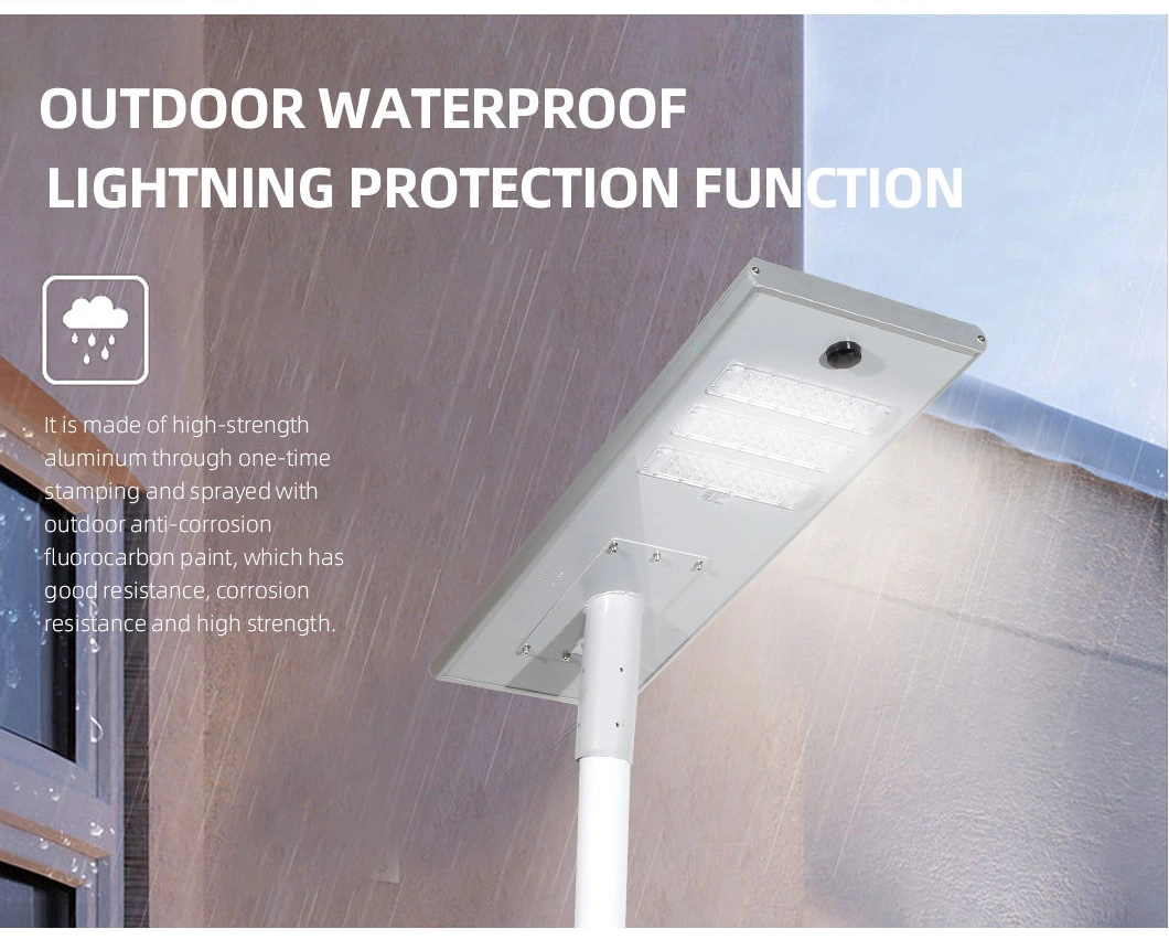 400 Watt Dış Mekan Solar LED Işıklar 6V, CE LED Solar Sokak Lambası 2