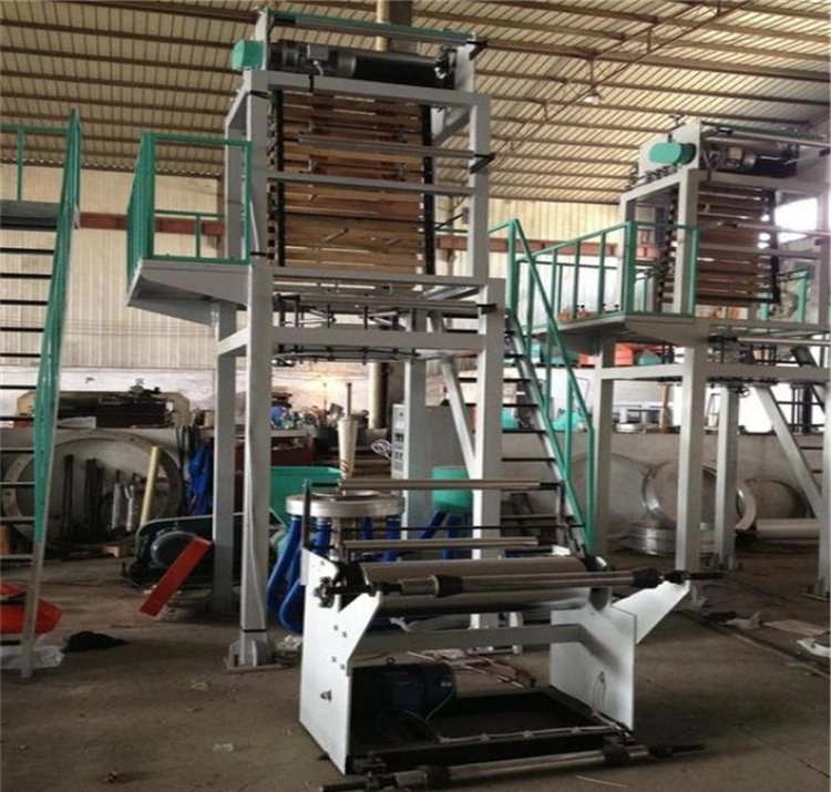 Plastik Parçalanabilir Plastik Poşet Yapma Makinesi Film Üfleme Paketleme 8