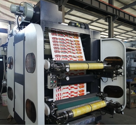 HJ-800 Fleksografik Baskı Makinesi 750mm 800mm Genişlik 280-1200mm