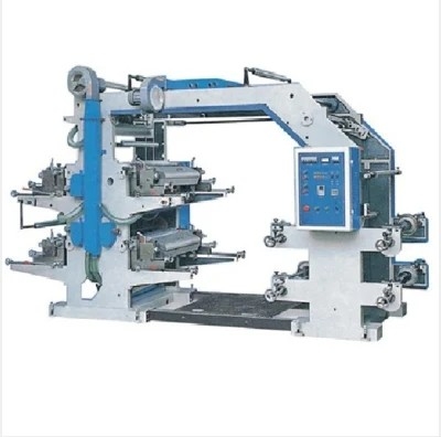 Dört Renkli Non Woven Flekso Baskı Makinesi Otomatik 10-150m/Dk