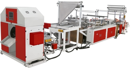 İnverter Motorlu Yüksek Hızlı LDPE HDPE Torba Yapma Makinesi # Biyobozunur Plastik Çöp Torbası Yapma Makinesi 380V 220V
