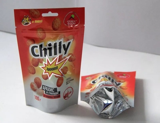 Plastik 4 Taraflı Sızdırmazlık Kağıt Torba Yapma Makinesi Fermuarlı Kese Kilitli Doypack