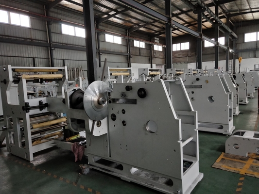 Baskılı Web Kağıdı Kare Alt Kağıt Torba Yapma Makinesi