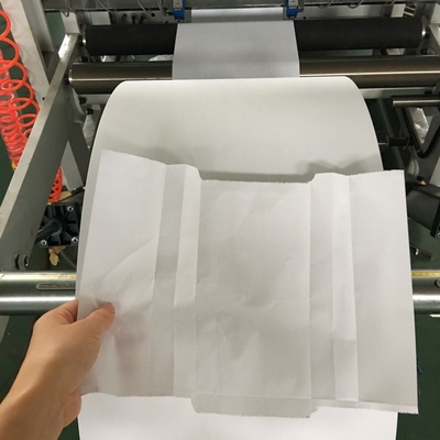 Baskılı Web Kağıdı Kare Alt Kağıt Torba Yapma Makinesi