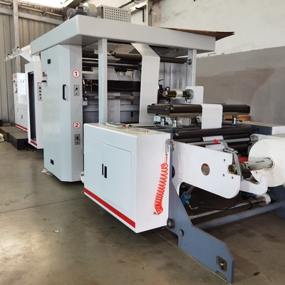 Non Woven için 6 Renk Merkezi Tambur Flekso Baskı Makinesi