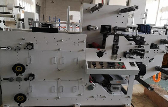 Haijing Etiket Etiket Flekso Baskı Makinesi 1 renkli Rulo Kağıt 50HZ