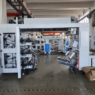 HJ-CI81400 Yüksek Hızlı Flekso Baskı Makinesi 380-800mm Baskı Uzunluğu