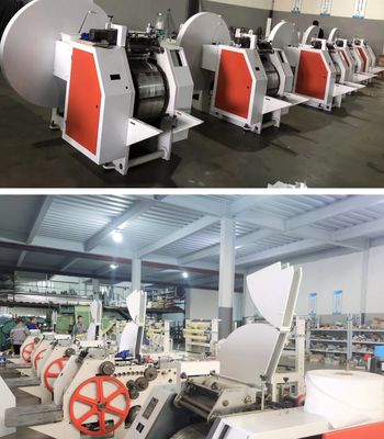 PLC Kontroll Sistemli Endüstriyel Kağıt Torba Makinesi, Sürekli Kağıt Torba Üretimi İçin Su Bazlı Mürekkepli