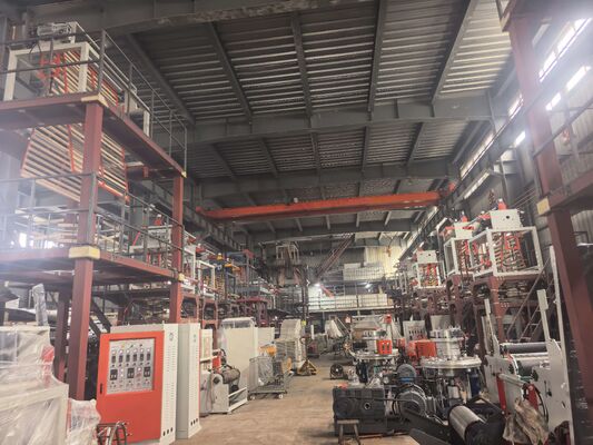 Monolayer Ekstrüzyon PE Plastik Film Fırlatma Makinesi HDPE Fırlatılmış Film Ekstrüder Makinesi Fiyat Vest Çantası Film Yapım Makinesi için Film Ekstrüder Makinesi