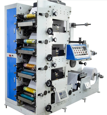 2-8 Renkli Yüksek Hızlı Kağıt Baskı Makinesi # Yüksek Hızlı Kağıt Flekso Baskı Makinesi 120m / Min 1-9 Renk