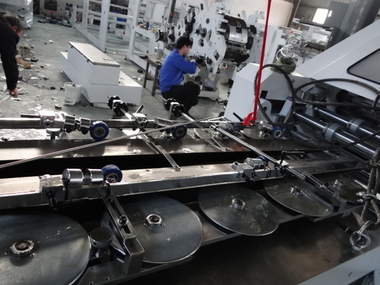 250pcs / Min Kare Alt Kağıt Torba Makinesi 295-640mm