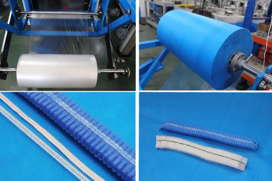 180-210 Adet/Dak Bouffant Tek Kullanımlık Kapak Yapma Makinesi 380V 220V