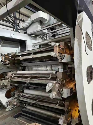 Kağıt, Plastik Film, Dokunmamış Kumaş için Yüksek Hızlı Flekso Yazıcı # Baskı Genişliği 600-2000mm 8 Renkli Flekso Yazıcı
