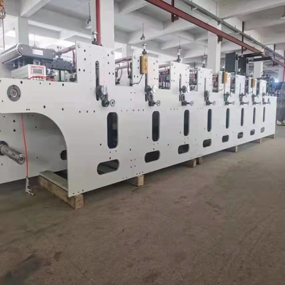 HJ 6-600 Flekso Kağıt Alışveriş Çantası Yapma Makinesi #380V 50HZ Dört Renkli Flekso Baskı Makinesi 220V