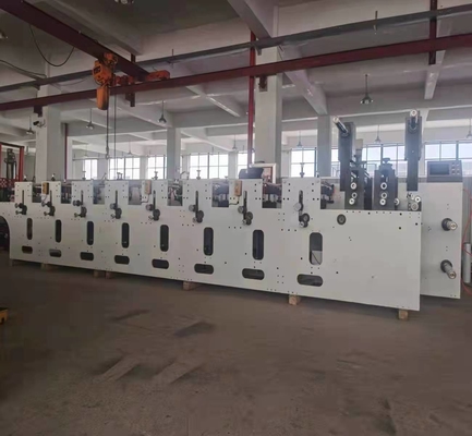 HJ 6-600 Flekso Kağıt Alışveriş Çantası Yapma Makinesi #380V 50HZ Dört Renkli Flekso Baskı Makinesi 220V