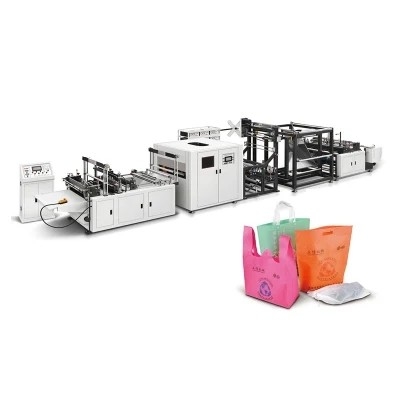 Otomatik Beslemeli Ayakkabı Çantası Dokusuz Baskı Makinesi # Alışveriş Çantası İçin Ultrasonik Dokusuz Dokulu Çanta Baskı Makinesi
