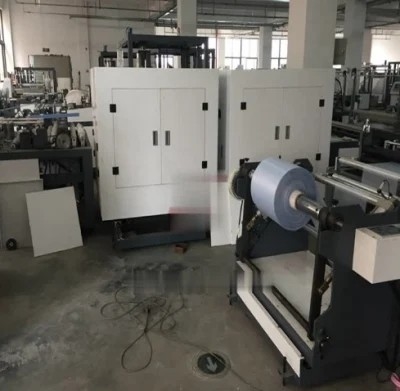 Tam Otomatik Dokumasız Saplı Çanta Yapma Makinesi 380V Bez Çanta Yapma Makinesi