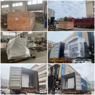 500-1200mm Uzunluk ve 70-150mm 'M' Kat Genişliği #380V Plastik Kağıt Tüp Yapma Makinesi ile Kraft Kağıt Torba Yapma Makinesi