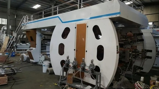 Yüksek Hızlı 4 Renk Flekso Baskı Makinesi CI 220V 380V