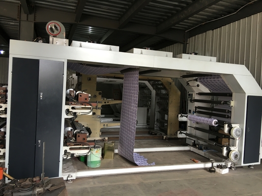 Film İçin Yüksek Hızlı Ci Flekso Baskı Makinesi 4000kg 6 Renk