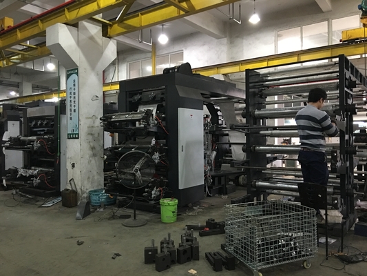 Film İçin Yüksek Hızlı Ci Flekso Baskı Makinesi 4000kg 6 Renk
