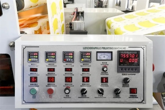 80m/dk Flekso Etiket Baskı Makinesi