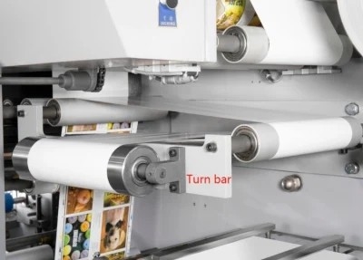 4 Renk Rulo Flekso Etiket Baskı Makinesi 320mm 80m/Dk#±0.1mm Doğruluk Etiketi Flekso Yazıcı#450mm Maksimum baskı genişliği