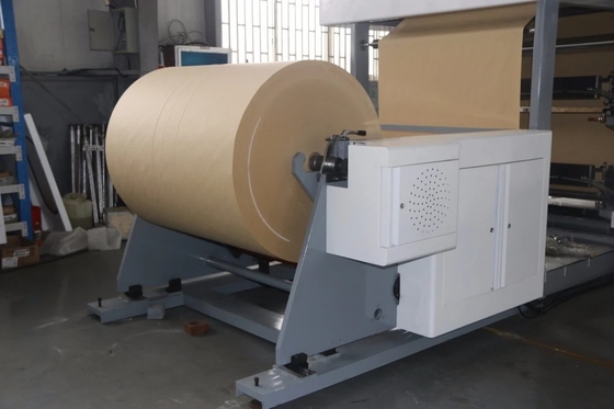 4 Renkli Kare Alt Kağıt Torba Makinesi 50HZ, Çimento Kağıt Torba Yapma Makinesi