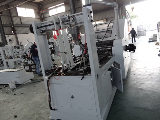 Pnömatik veya Hidrolik Kaldırma Yapısına Sahip Bükülmüş Saplı Kraft Kağıt Torba Yapma Makinesi # 20-80 Adet / Dakika Kağıt Torba Yapımı