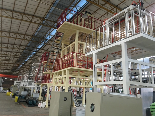 Naylon Üflemeli Plastik Film Ekstrüzyon Makinesi 11-110KW