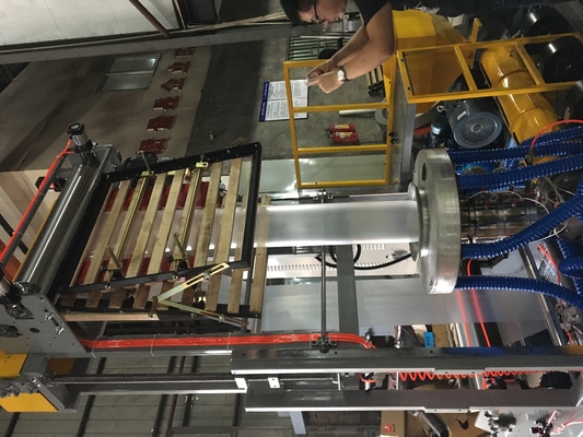 LDPE Film Ekstruder Makinesi Üç Katmanlı Plastik HDPE ABA Film CO Ekstruder