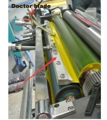 Etiketler ve Kağıt Plastik Rulolar İçin Flekso Baskı Makinesi: HJ 6-520 UV, 1/6 Fabrika Fiyatları#50-520mm Baskı genişliği