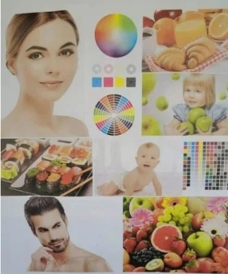PE, PP, Selofan, Plastik Film ve Dokuma Çantalar için HJ 4 Renkli 800mm Dokusuz Baskı Makinesi ，
