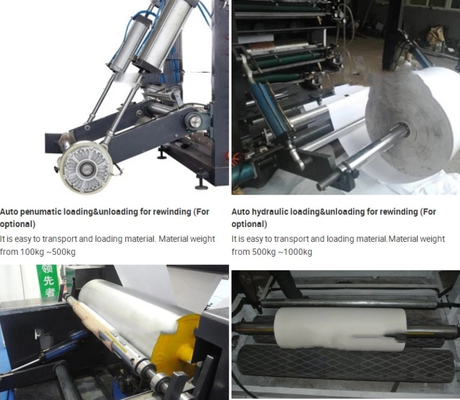 PE, PP, Selofan, Plastik Film ve Dokuma Çantalar için HJ 4 Renkli 800mm Dokusuz Baskı Makinesi ，