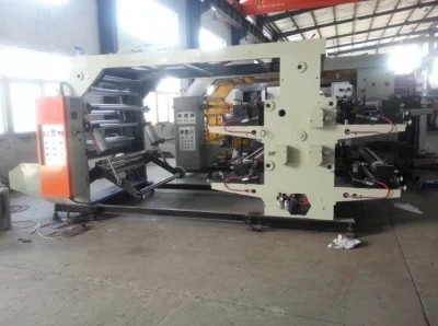 PE, PP, Selofan, Plastik Film ve Dokuma Çantalar için HJ 4 Renkli 800mm Dokusuz Baskı Makinesi ，