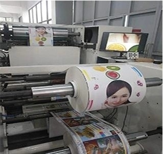 Dört Renkli Non Woven Flekso Baskı Makinesi Otomatik 10-150m/Dk