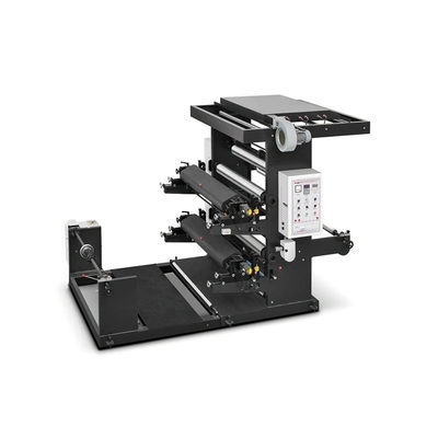 Dokumasız Kumaş için 2 Renkli Flekso Baskı Makinesi,)10~150m/dk Baskı hızı, 12.5KW Brüt güç