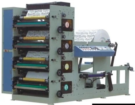 Yüksek Hızlı Etiket Flekso Baskı Makinesi, Anilox Rulo, IR Kurutucu, UV Vernikli 220V Flekso Etiket Baskı Makinesi 380V