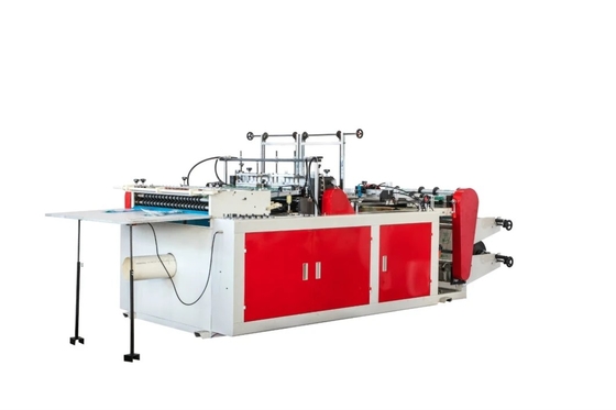Otomatik PVC ve PE Ark Torba Üretim Makinesi#120*2 adet/dak Hız#100-450mm Torba genişliği#10-100um Malzeme kalınlığı