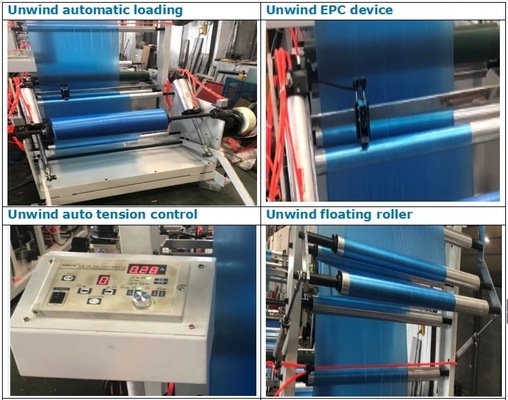 İnverter Motorlu Yüksek Hızlı LDPE HDPE Torba Yapma Makinesi # Biyobozunur Plastik Çöp Torbası Yapma Makinesi 380V 220V