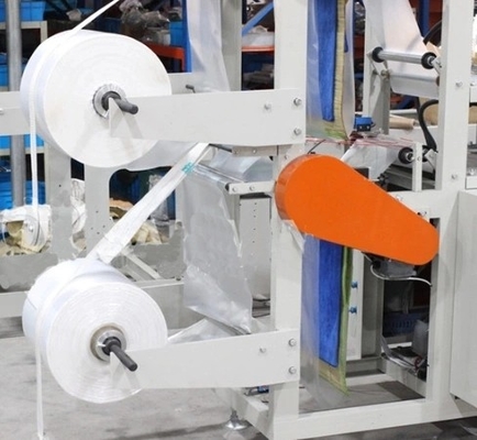 PLC Kontrollü PE Polietilen Eldiven Yapma Makinesi # polietilen taşıma çantası yapma makinesi # 3600 * 1500 * 1950mm Boyut