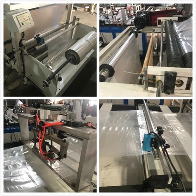 220 V 50 HZ Rulo Üzerinde Plastik Takım Elbise Örtüsü Çanta Yapma Makinesi Statik Elektrik Eliminasyonlu # Takım Elbise Örtüsü Kağıt Taşıma Çantası Yap