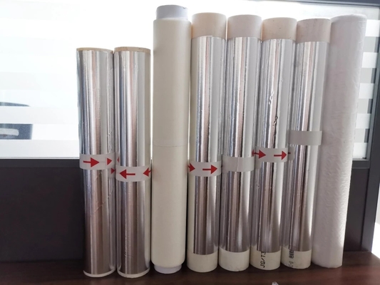 Alüminyum Folyo Otomatik Dilme Ve Sarma Makinası 350m/Dk Silikon Kağıt
