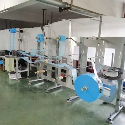 CE Tek Kullanımlık Çarşaf Yapma Makinesi 70PCS / dak KN95 Yüksek Hızlı Maske Yapma Makinesi