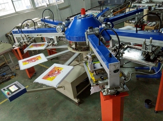 Yüksek Performanslı SPG-156/10 Otomatik T-Shirt Ekran Yazıcısı, 1200mm 1600mm T-Shirt Serigrafi Baskı Makinesi 1400mm