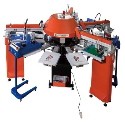 Yüksek Performanslı SPG-156/10 Otomatik T-Shirt Ekran Yazıcısı, 1200mm 1600mm T-Shirt Serigrafi Baskı Makinesi 1400mm