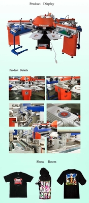 Yüksek Performanslı SPG-156/10 Otomatik T-Shirt Ekran Yazıcısı, 1200mm 1600mm T-Shirt Serigrafi Baskı Makinesi 1400mm