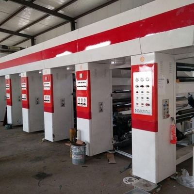 BOPP Yüksek Hızlı Rotogravür Baskı Makinesi Otomatik Çok Renkli