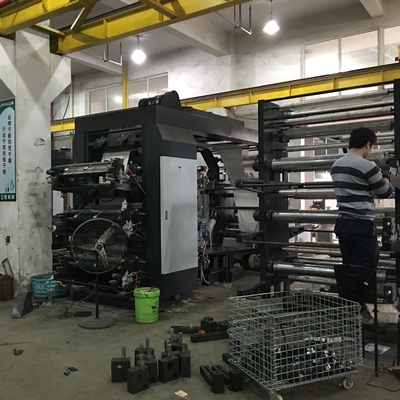 Film İçin Yüksek Hızlı Ci Flekso Baskı Makinesi 4000kg 6 Renk
